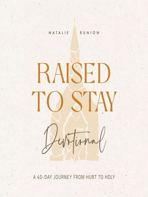 Title details for Raised to Stay Devotional by Natalie Runion - Wait list